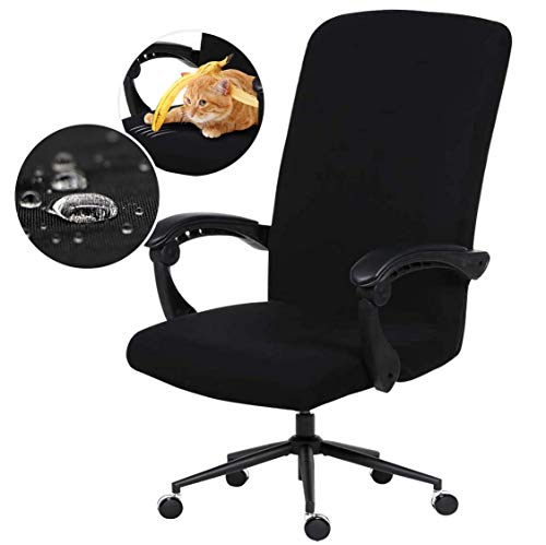 Water Resistant Stretch Computer Office Chair Cover with