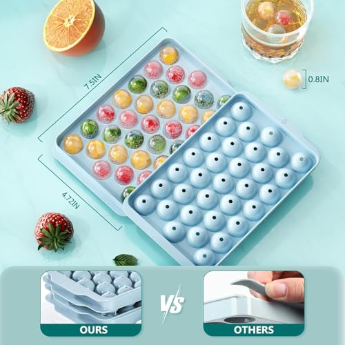 Classic Optish 3 Pack Ice Trays for Freezer, 99 PCS Essentials