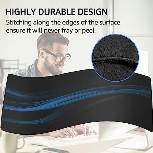 Smart Home KTRIO Large Gaming Mouse Pad Desk Mat, Superior Micro-Weave Cloth Collection