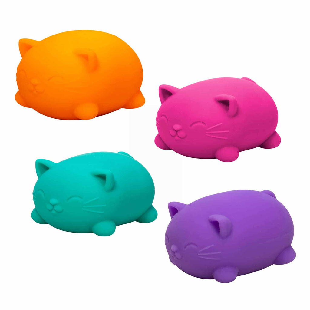 Cute Collectible Cool Cats NeeDoh | Select Morning Crest - Dino Character Malt-Gel Filled Sensory Glob Detail