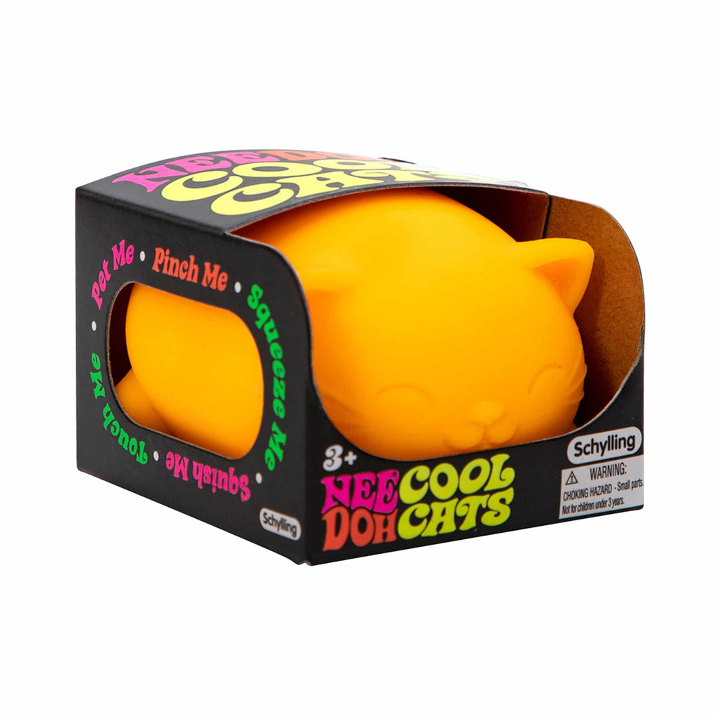 Cute Collectible Cool Cats NeeDoh | Select Morning Crest - Dino Character Malt-Gel Filled Sensory Glob Detail
