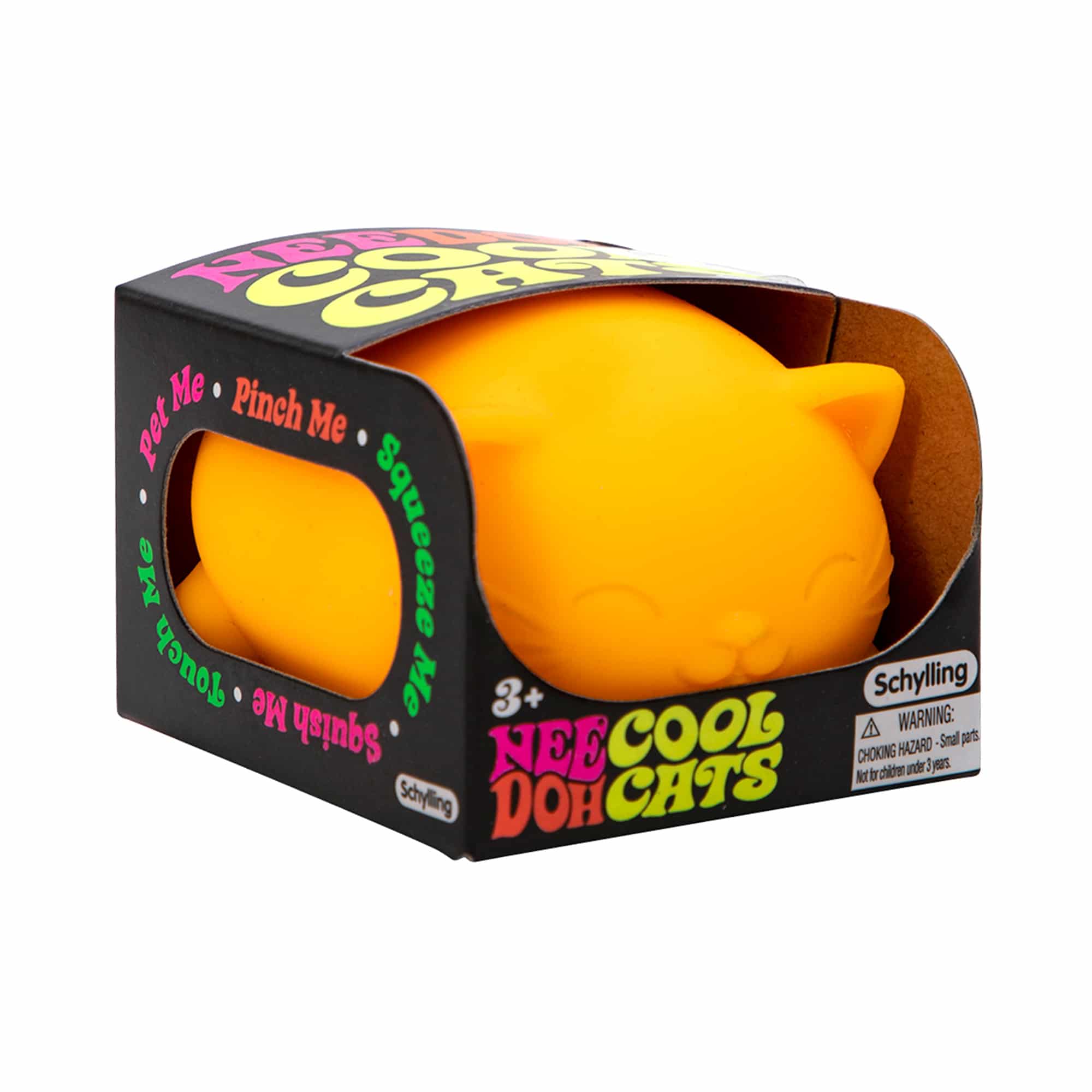 Cute Collectible Cool Cats NeeDoh | Select Morning Crest - Dino Character Malt-Gel Filled Sensory Glob Detail