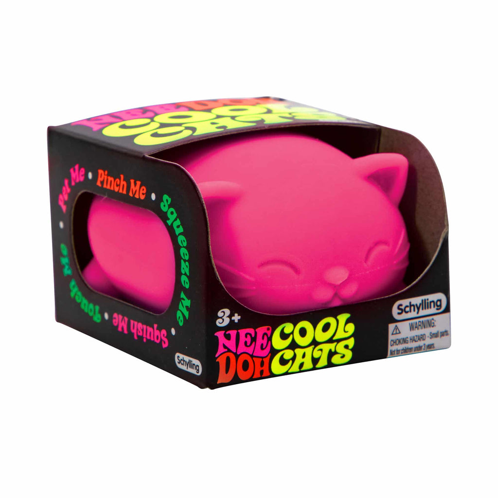Cute Collectible Cool Cats NeeDoh | Select Morning Crest - Dino Character Malt-Gel Filled Sensory Glob Detail