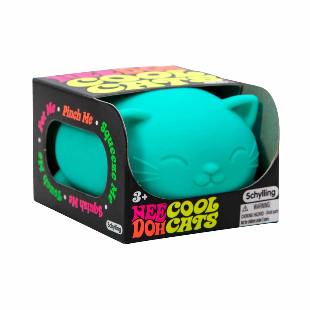 Cute Collectible Cool Cats NeeDoh | Select Morning Crest - Dino Character Malt-Gel Filled Sensory Glob Detail