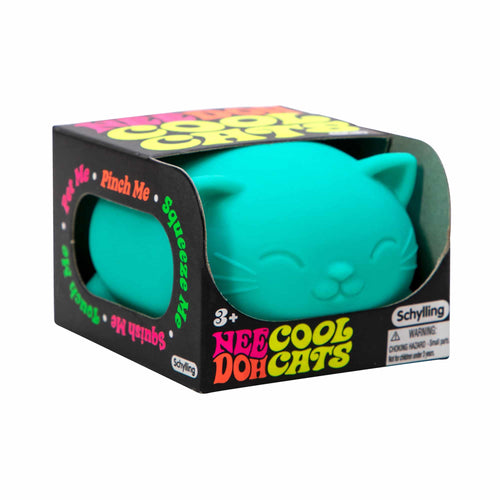 Cute Collectible Cool Cats NeeDoh | Select Morning Crest - Dino Character Malt-Gel Filled Sensory Glob Detail