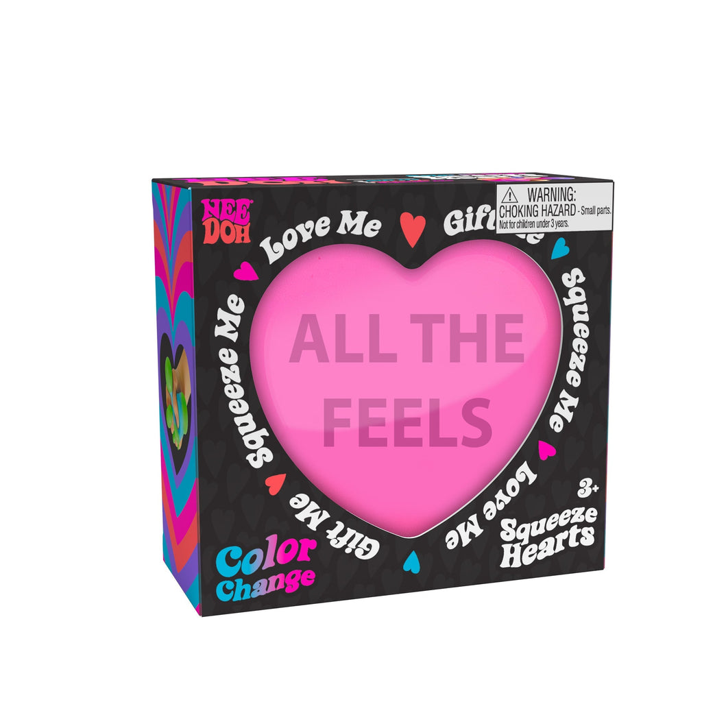 Deliciously Squishy NeeDoh Color Change Squeeze Heart | Reserve Opal Summit - Fun Food Fidget Cookie Squishable Toy Detail