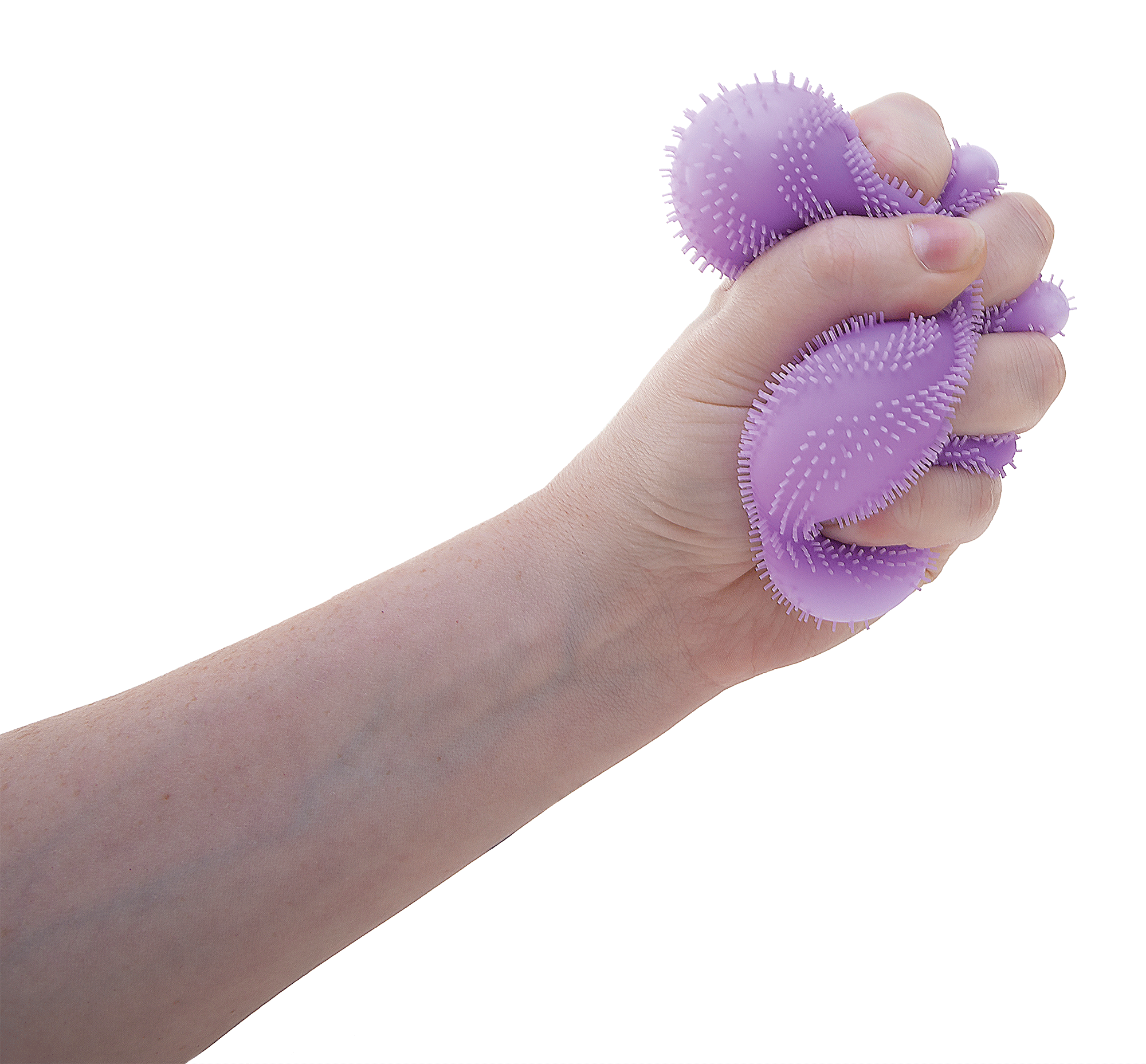 Textured Sensory NeeDoh Fuzz Ball Flower Power | Signature Elm Point - Shaggy Tactile Ribbed Stress Relief Toy - Surprise Me! (Random Color)