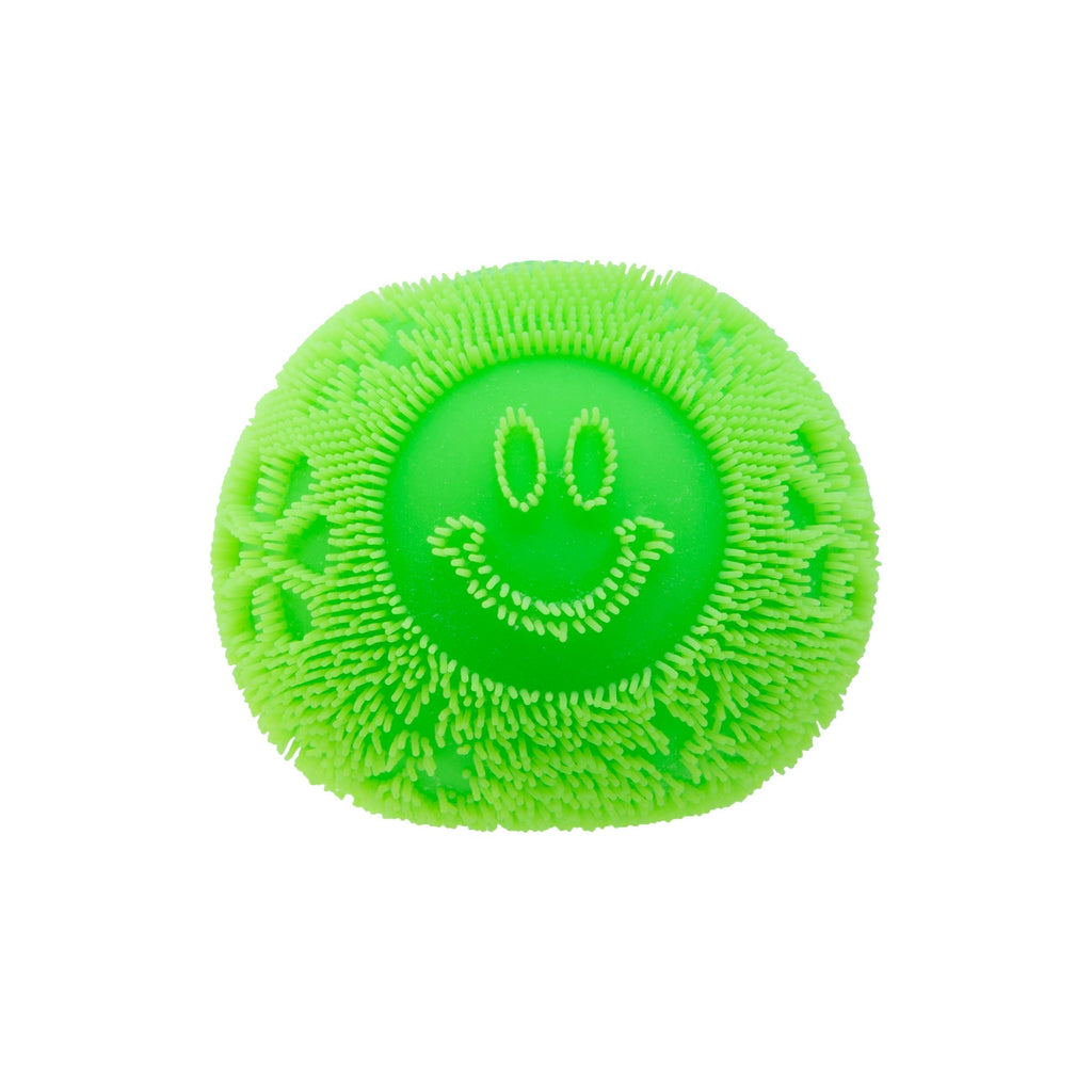 Textured Sensory NeeDoh Fuzz Ball Flower Power | Signature Elm Point - Shaggy Tactile Ribbed Stress Relief Toy Detail