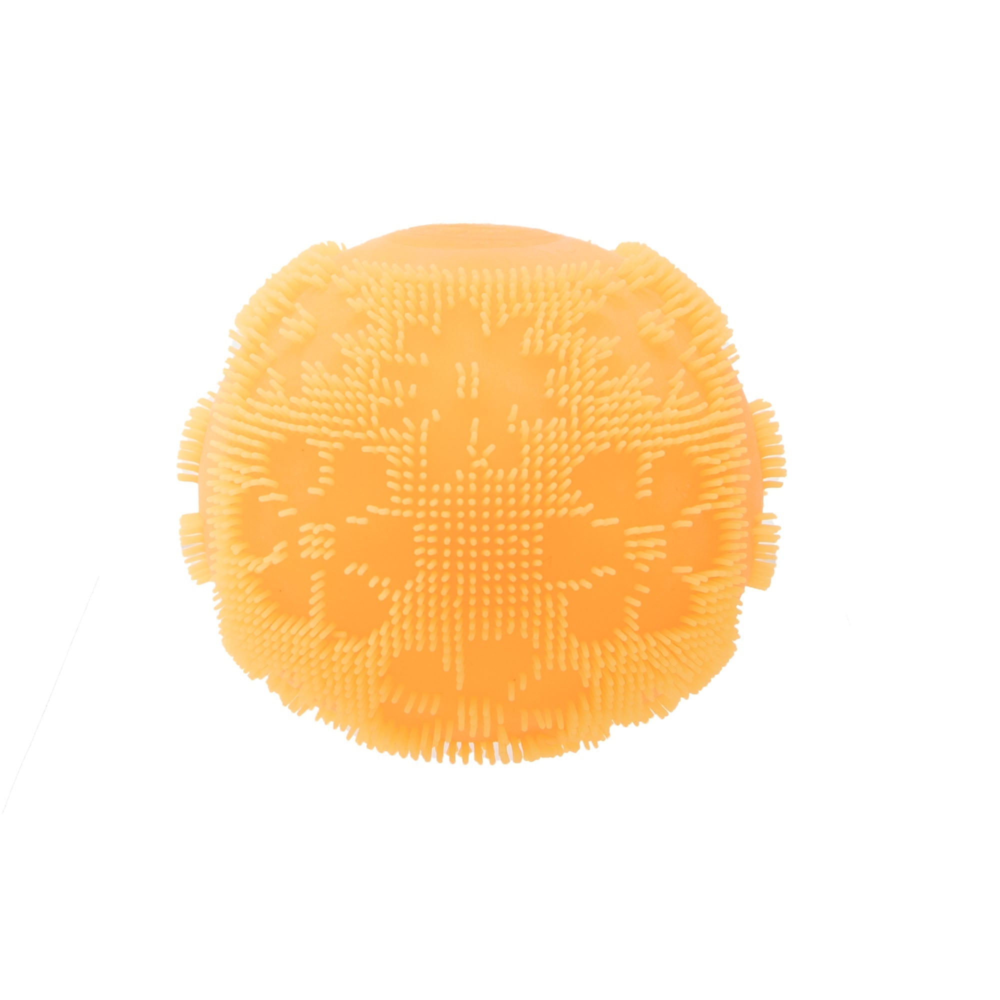 Textured Sensory NeeDoh Fuzz Ball Flower Power | Signature Elm Point - Shaggy Tactile Ribbed Stress Relief Toy Detail