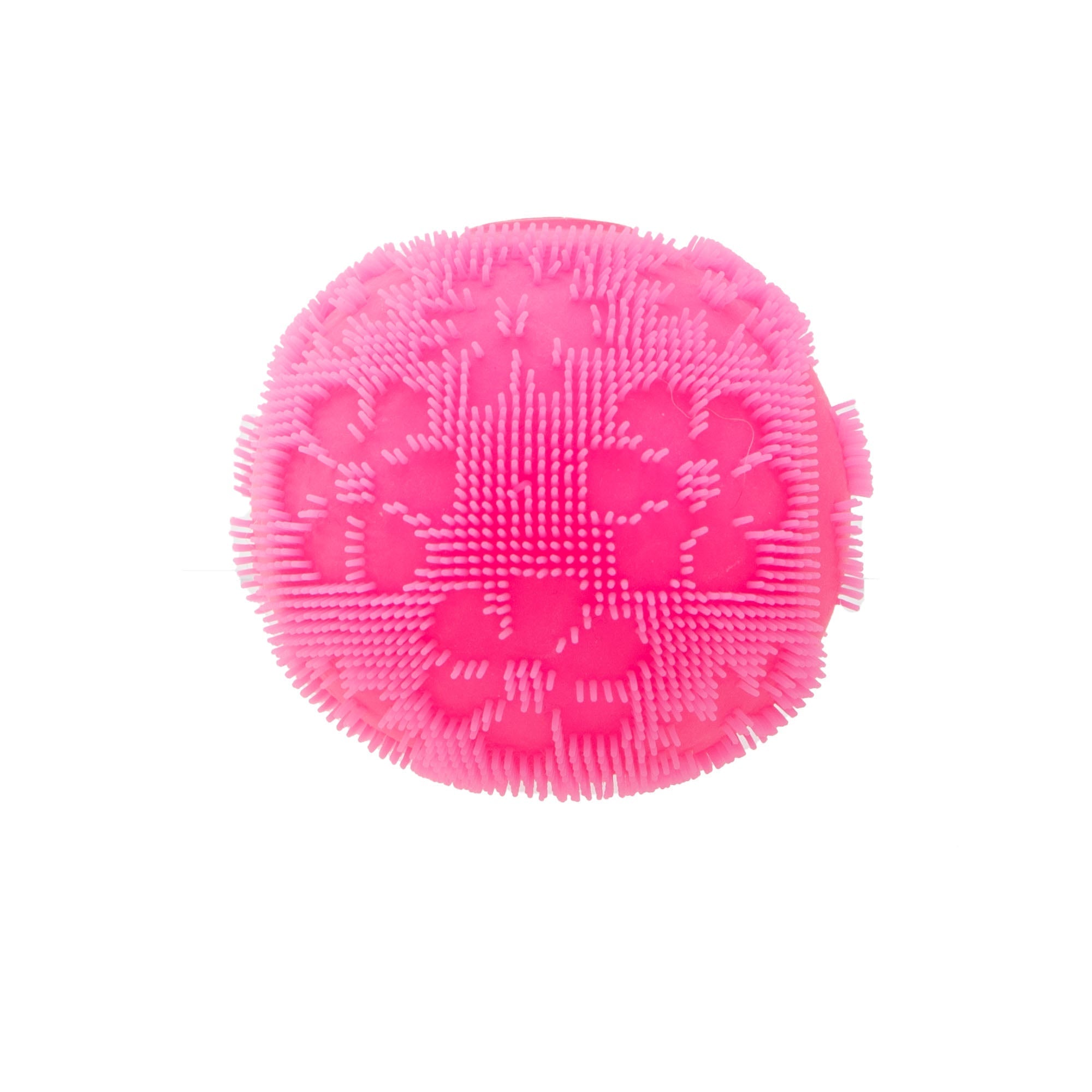 Textured Sensory NeeDoh Fuzz Ball Flower Power | Signature Elm Point - Shaggy Tactile Ribbed Stress Relief Toy Detail
