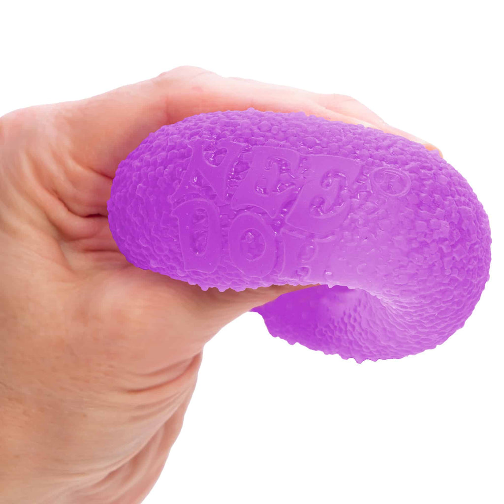 Whimsical Doughnut NeeDoh Gumdrop | Edition Juniper Flare - Fun Food Fidget Cookie Squishable Toy Detail