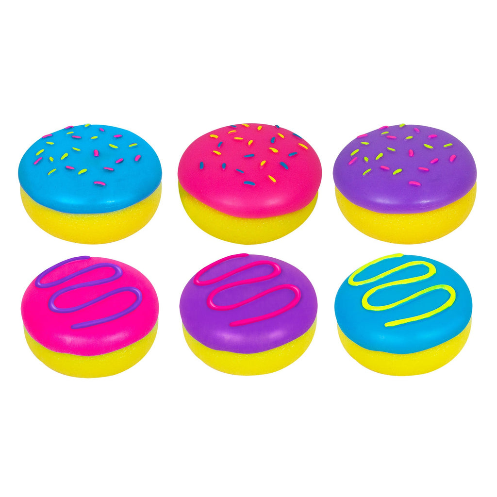 Playful Geometric Jelly Dohnut NeeDoh | Signature Seaside Lane - Deliciously Soft Cupcake Sensory Glob Detail