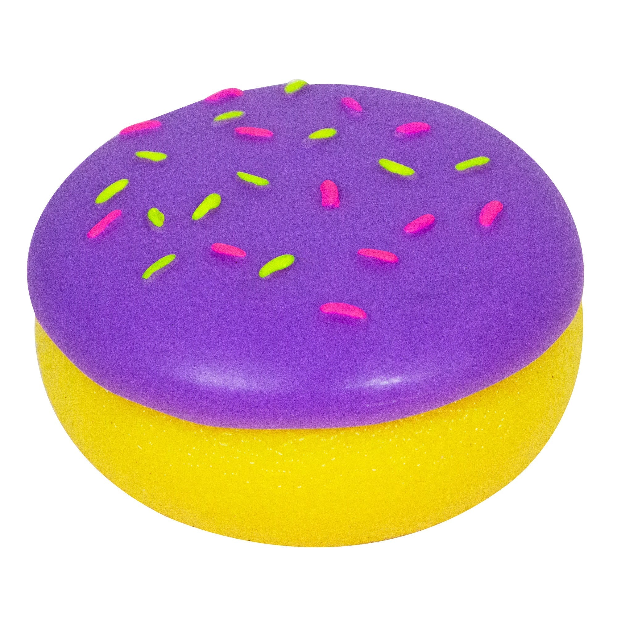 Playful Geometric Jelly Dohnut NeeDoh | Signature Seaside Lane - Deliciously Soft Cupcake Sensory Glob Detail