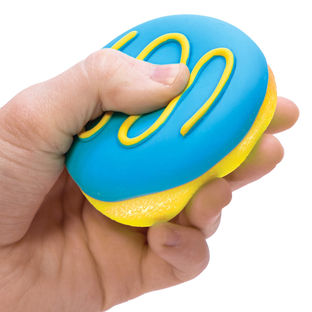 Playful Geometric Jelly Dohnut NeeDoh | Signature Seaside Lane - Deliciously Soft Cupcake Sensory Glob Detail