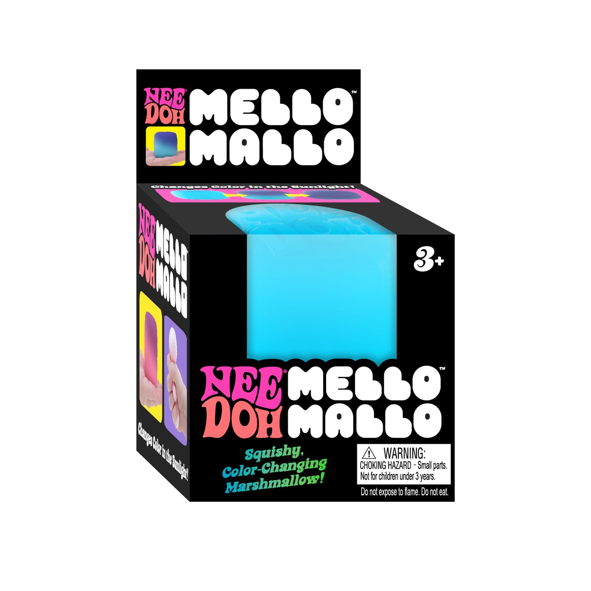 Fun Food Fidget NeeDoh Mello Mallo | Series Stone Harbor - Deliciously Soft Cupcake Sensory Glob - Surprise Me! (Random Color)