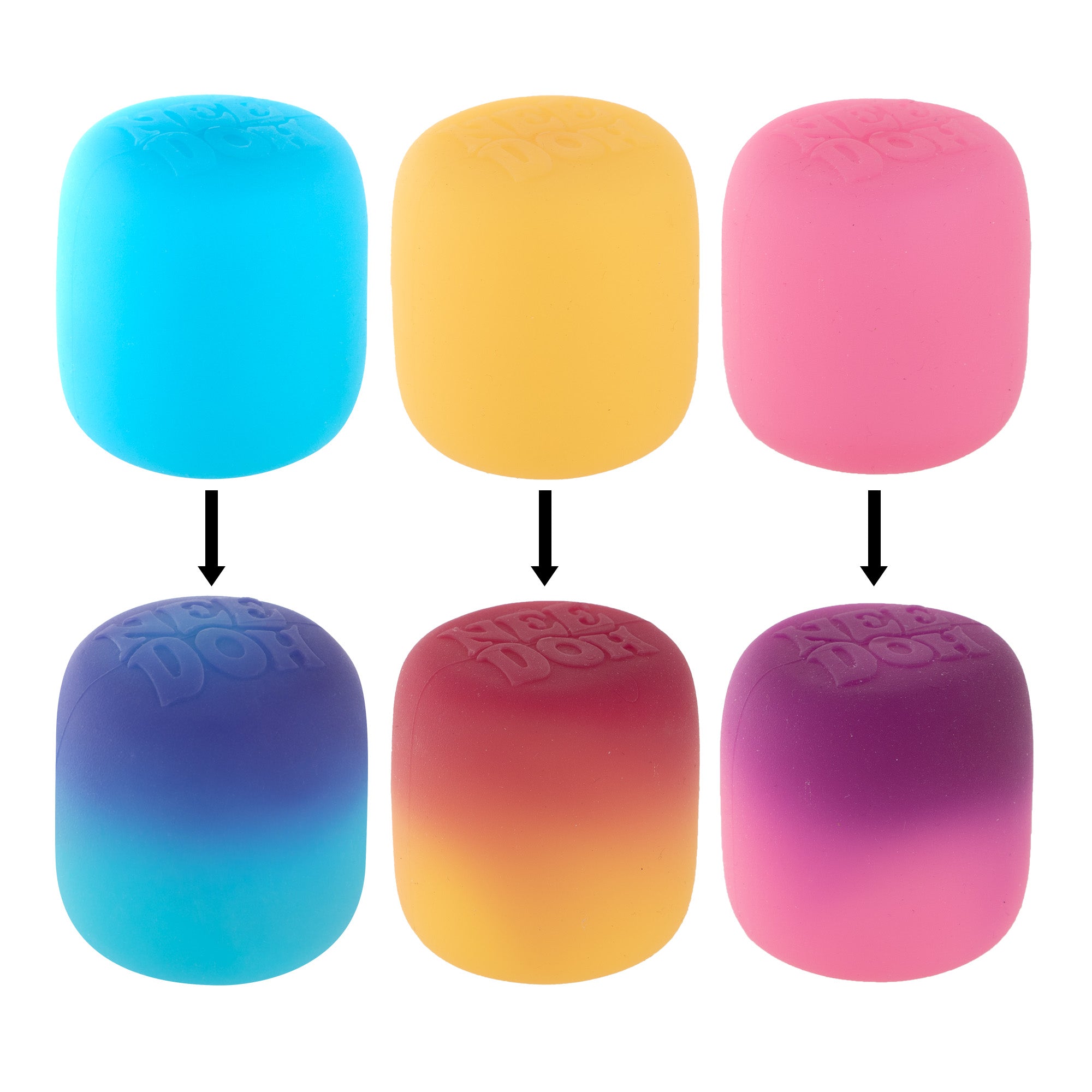 Fun Food Fidget NeeDoh Mello Mallo | Series Stone Harbor - Deliciously Soft Cupcake Sensory Glob Detail