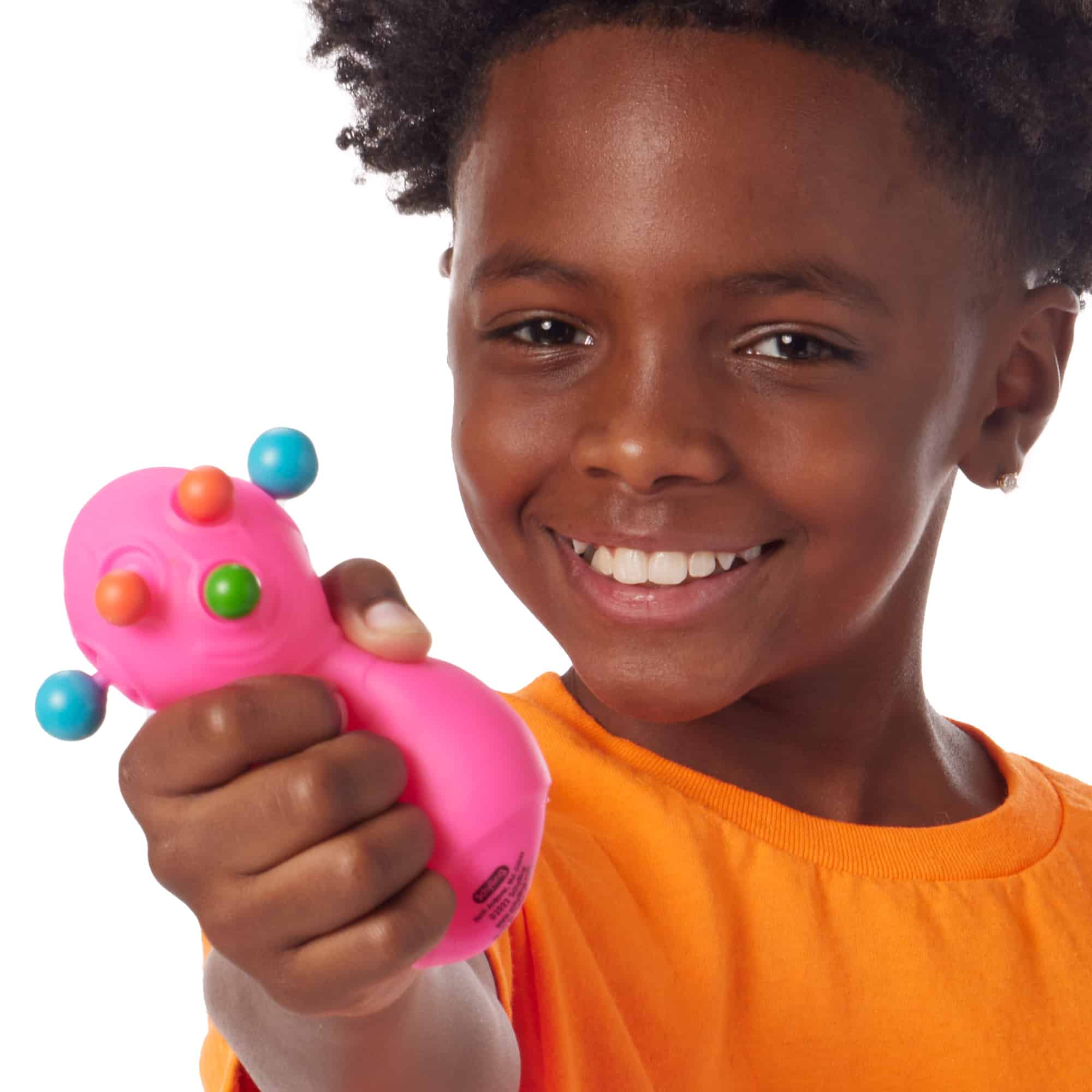 Fun Fidget Monster NeeDoh Panic Pete | Signature Seaside Bay - Purrfect Cat Squishy Character Stress Toy Detail