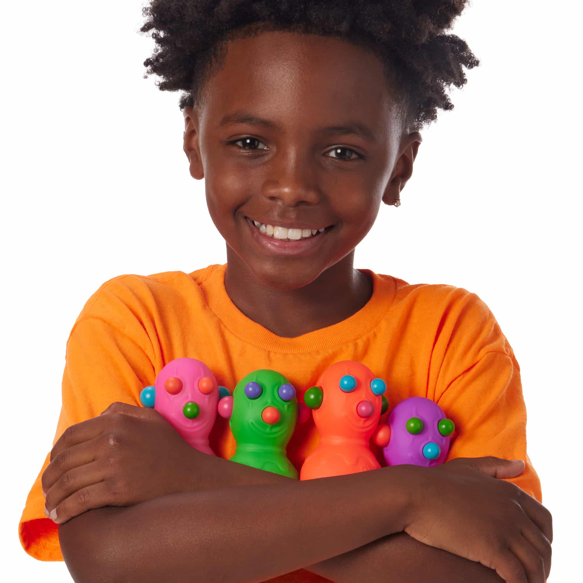 Fun Fidget Monster NeeDoh Panic Pete | Signature Seaside Bay - Purrfect Cat Squishy Character Stress Toy Detail