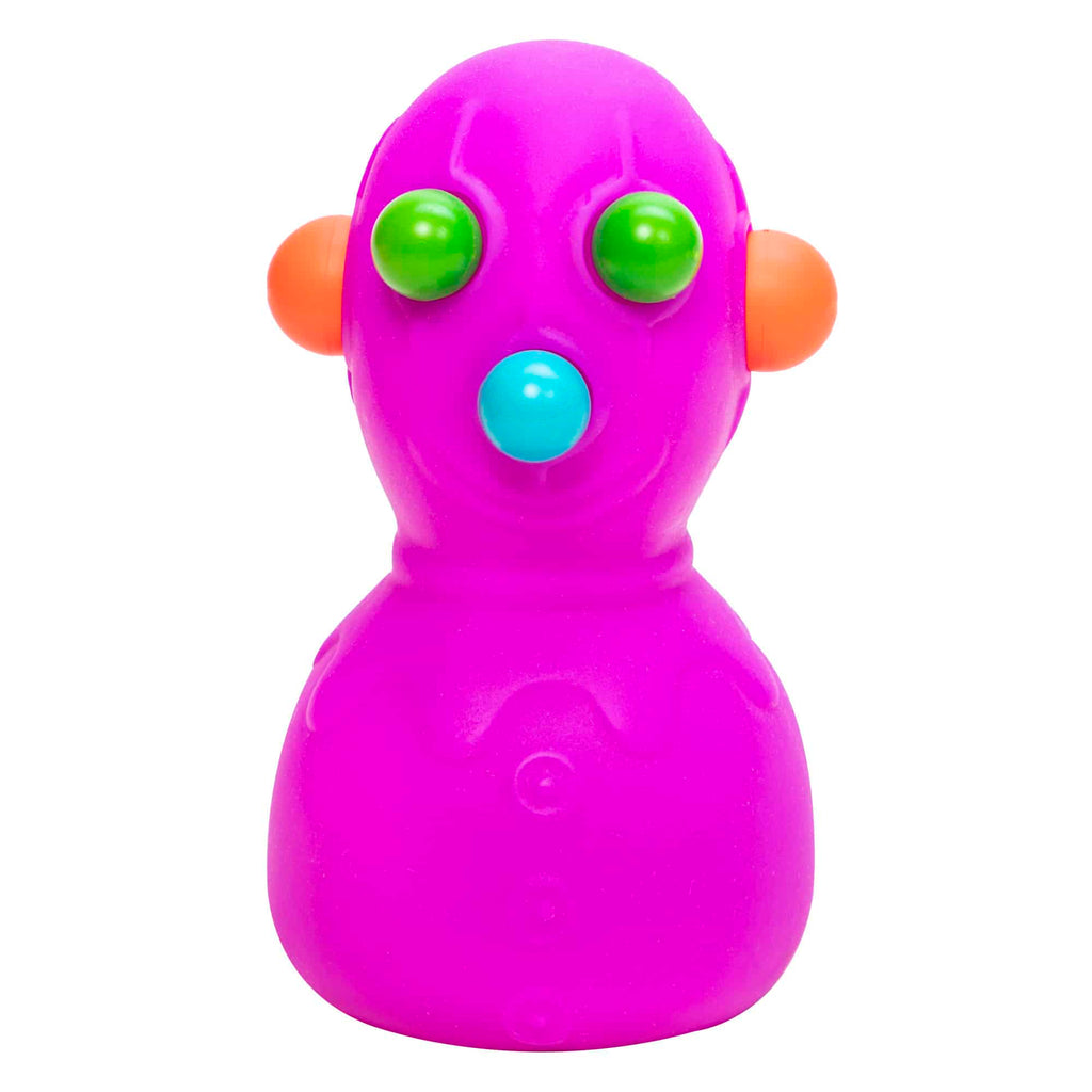 Fun Fidget Monster NeeDoh Panic Pete | Signature Seaside Bay - Purrfect Cat Squishy Character Stress Toy Detail