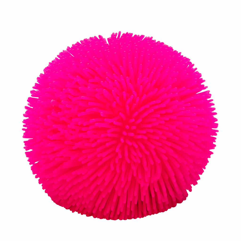Fuzzy Flocked Shaggy NeeDoh | Collection Winter Creek - Furry Coated Soft Touch Squishable Ball Detail