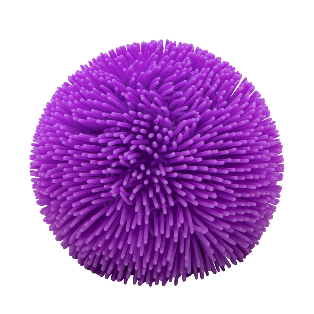 Fuzzy Flocked Shaggy NeeDoh | Collection Winter Creek - Furry Coated Soft Touch Squishable Ball Detail