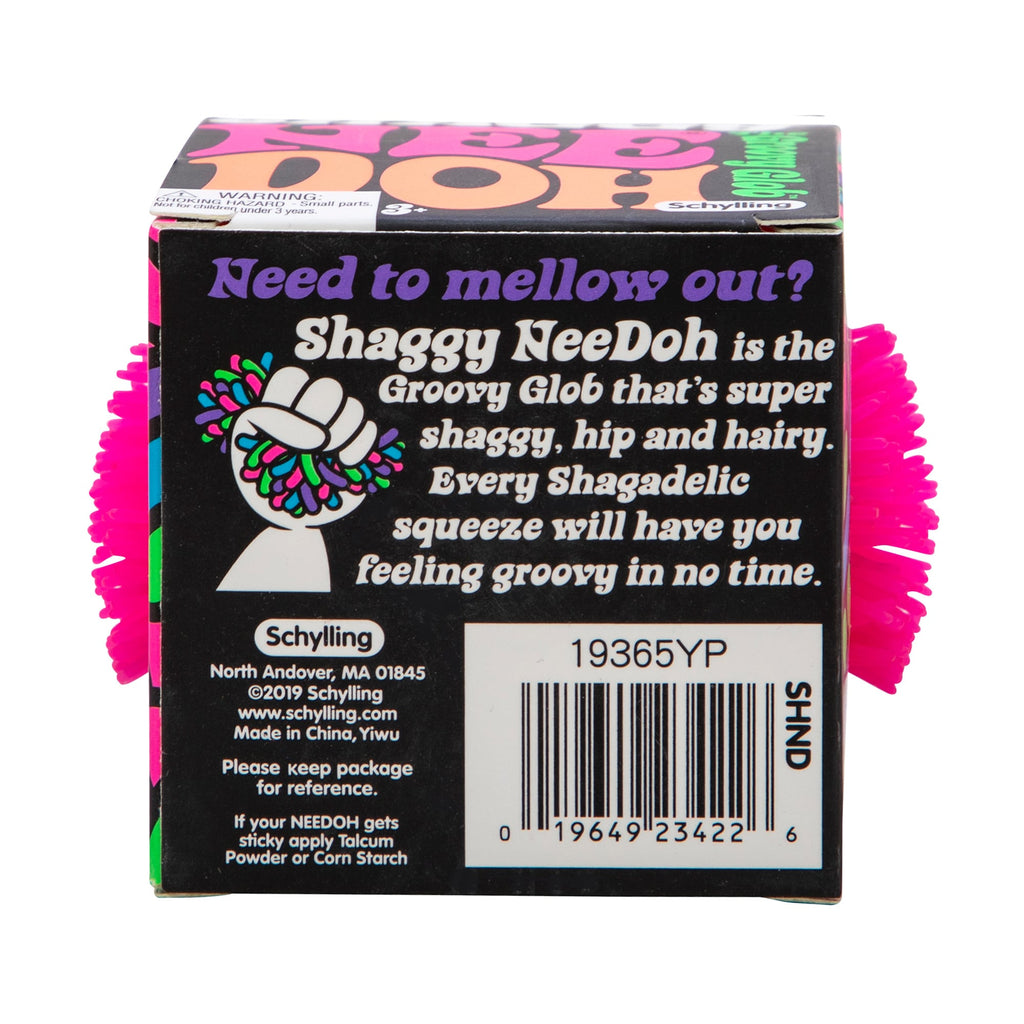Fuzzy Flocked Shaggy NeeDoh | Collection Winter Creek - Furry Coated Soft Touch Squishable Ball Detail