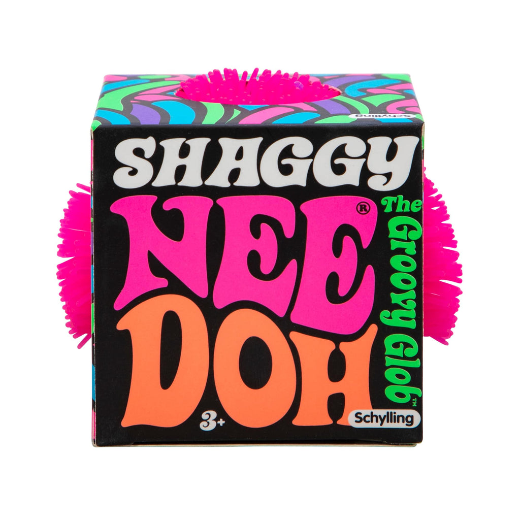 Fuzzy Flocked Shaggy NeeDoh | Collection Winter Creek - Furry Coated Soft Touch Squishable Ball Detail