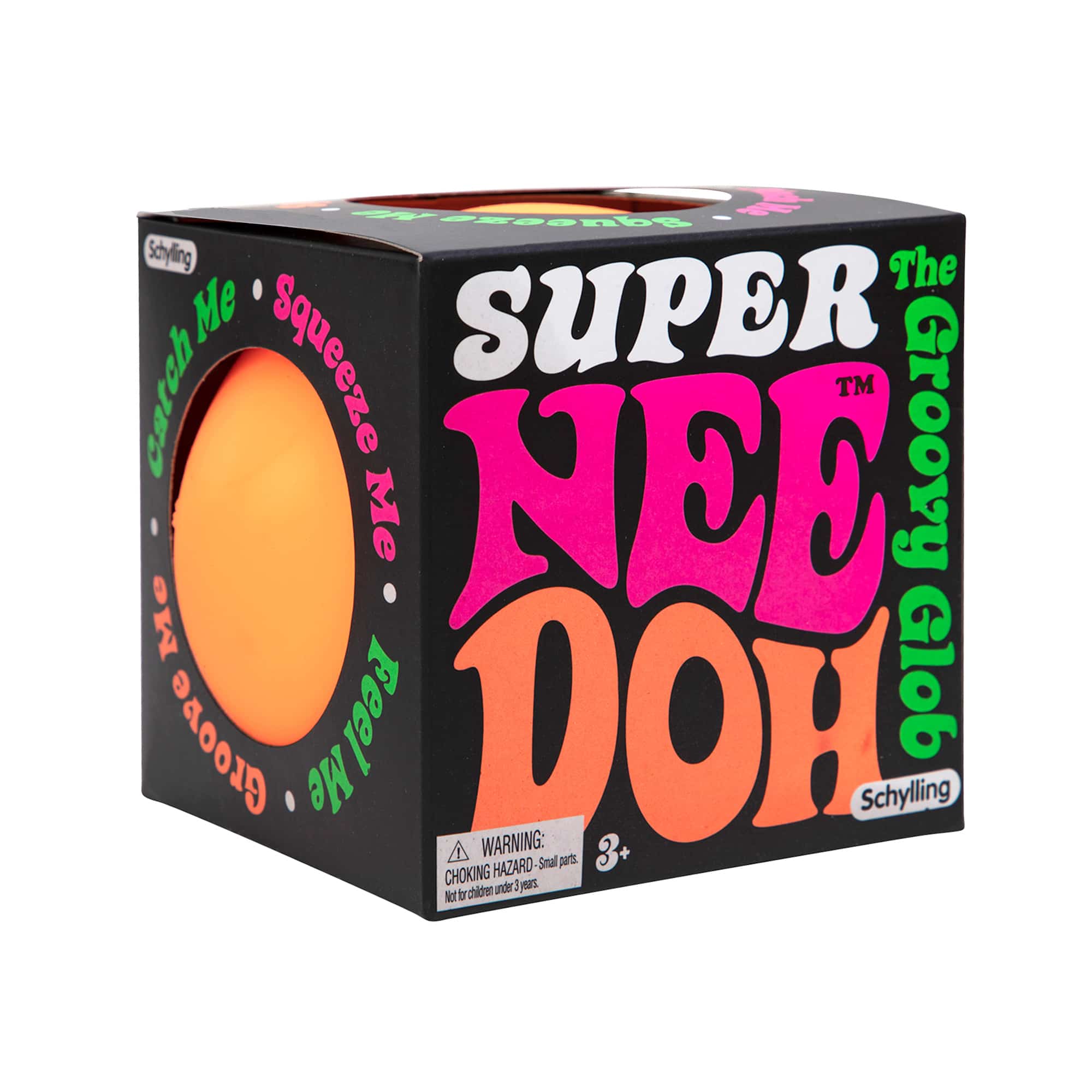 Classic Stress-Relieving Super NeeDoh | Collection Velvet Bloom - The Groovy Glob Retro Malt-Gel Filled Toy - Surprise Me! (Random Color)