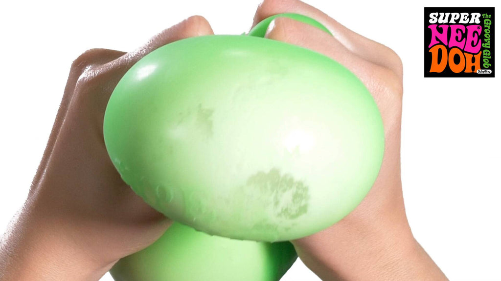 Classic Stress-Relieving Super NeeDoh | Collection Velvet Bloom - The Groovy Glob Retro Malt-Gel Filled Toy Detail